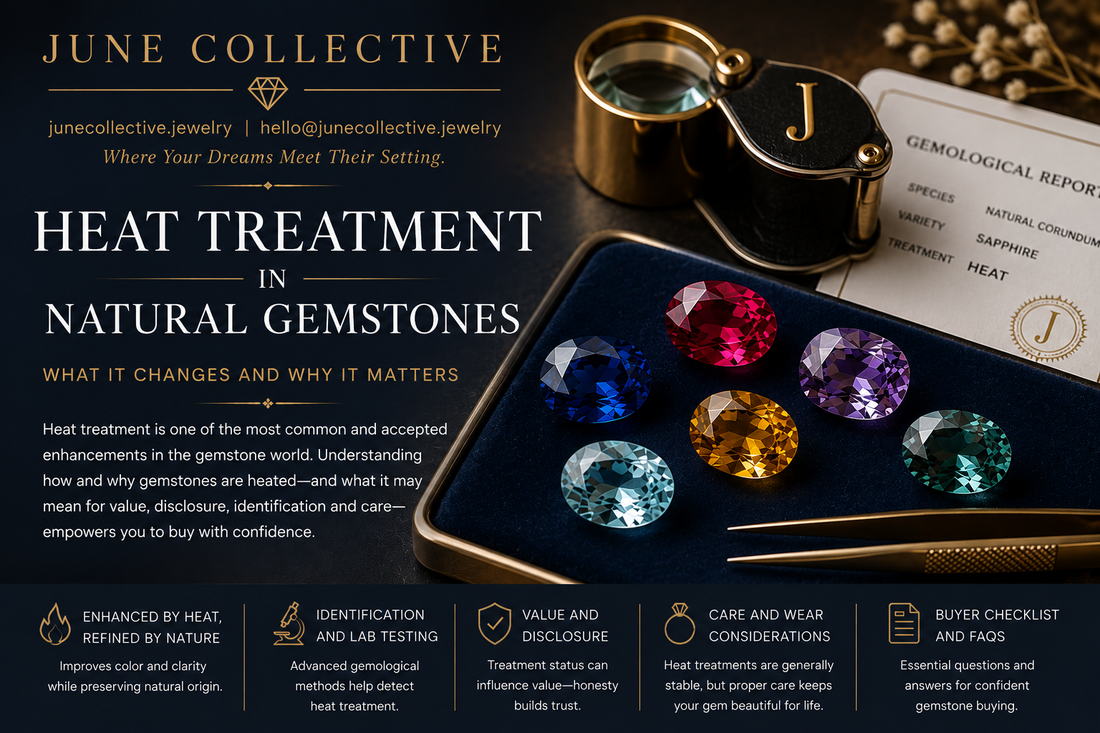 Heat Treatment in Natural Gemstones: What It Changes and Why It Matters.