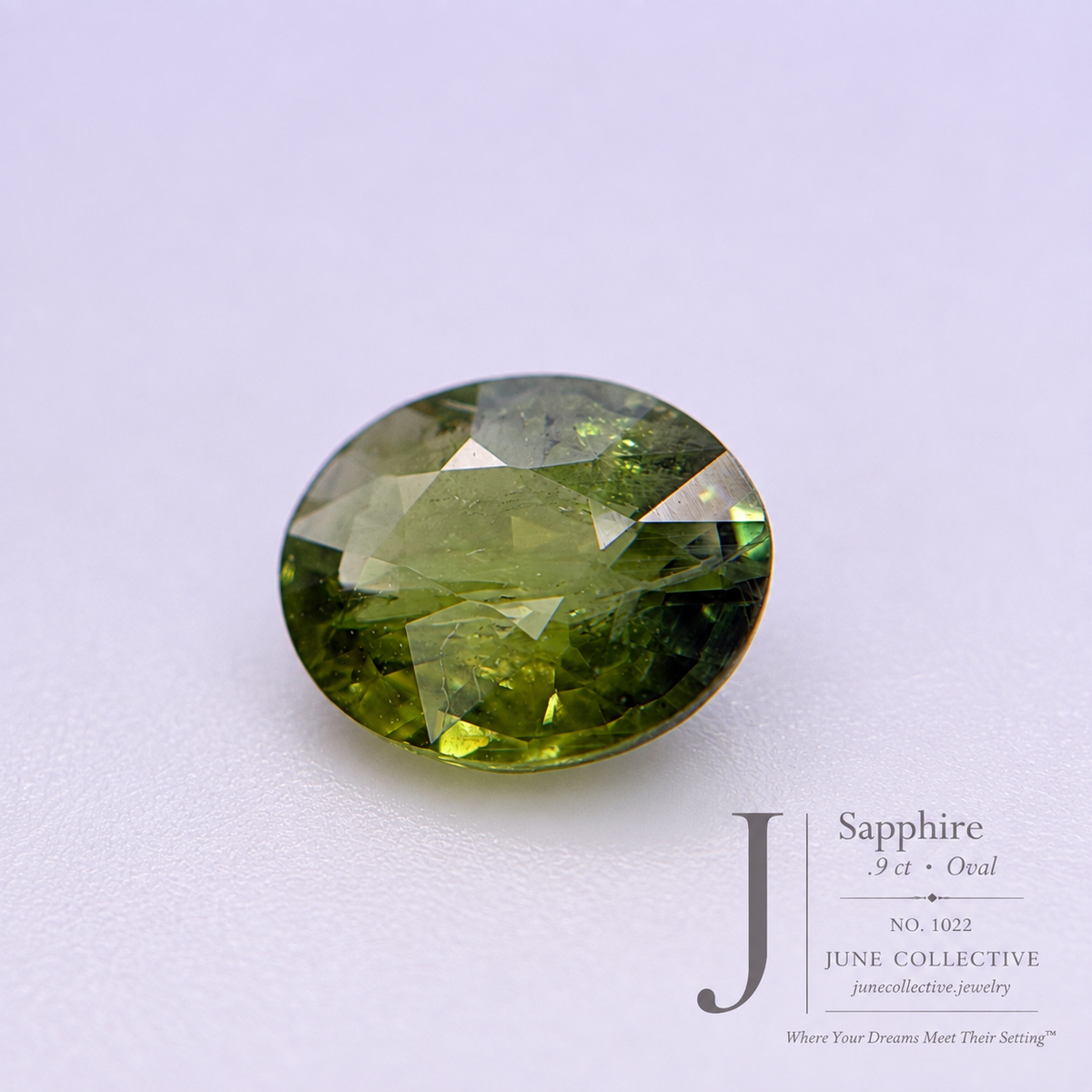 0.90 Ct Natural Sapphire Oval Cut Loose Gemstone