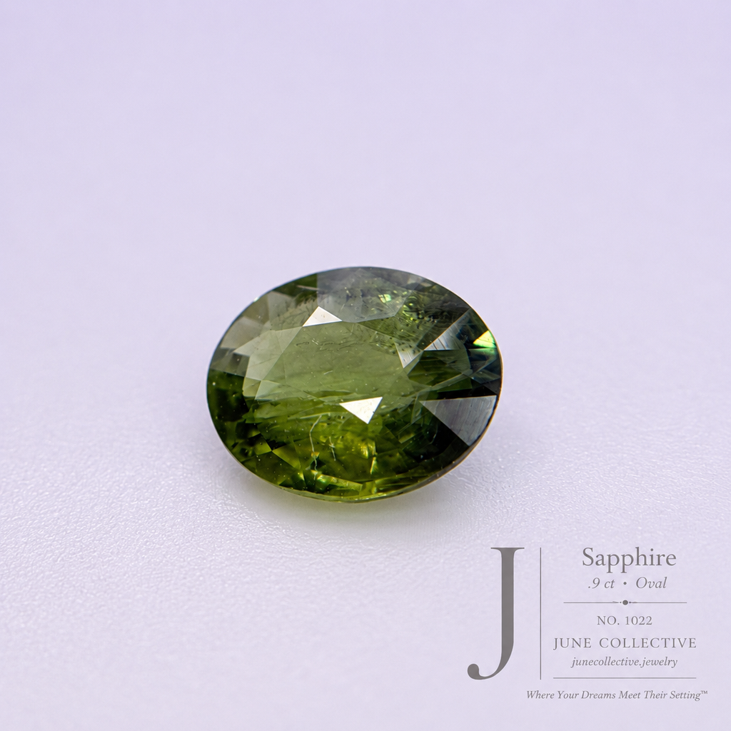 0.90 Ct Natural Sapphire Oval Cut Loose Gemstone