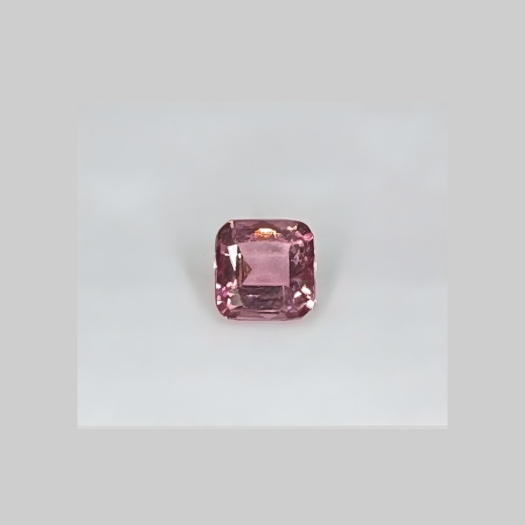 Natural Pink Tourmaline 0.95 ct Cushion Cut Loose Gemstone