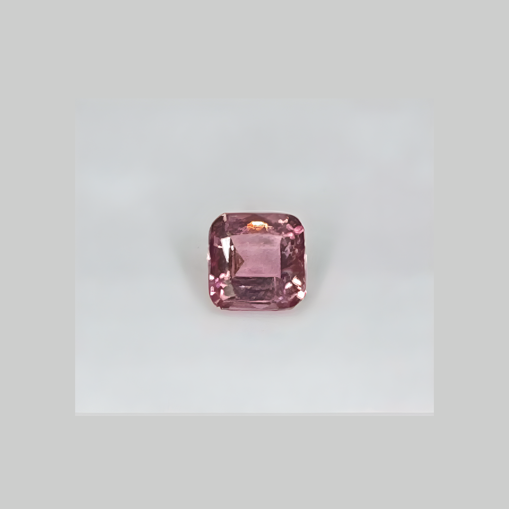 Natural Pink Tourmaline 0.95 ct Cushion Cut Loose Gemstone