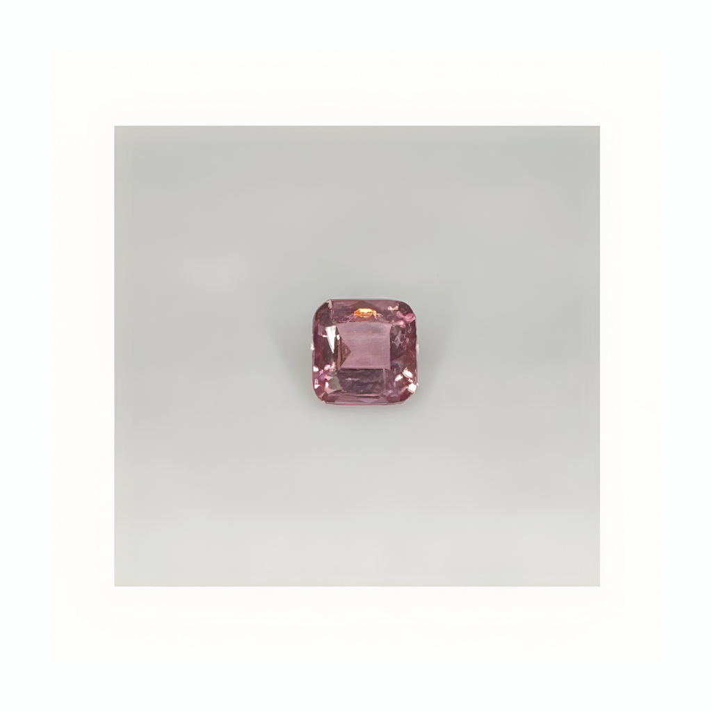 Natural Pink Tourmaline 0.95 ct Cushion Cut Loose Gemstone
