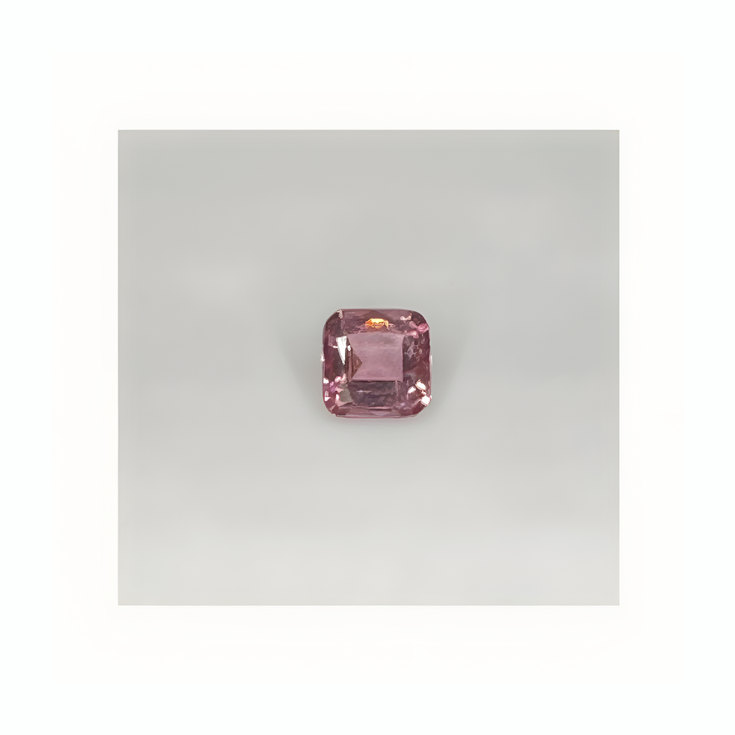Natural Pink Tourmaline 0.95 ct Cushion Cut Loose Gemstone