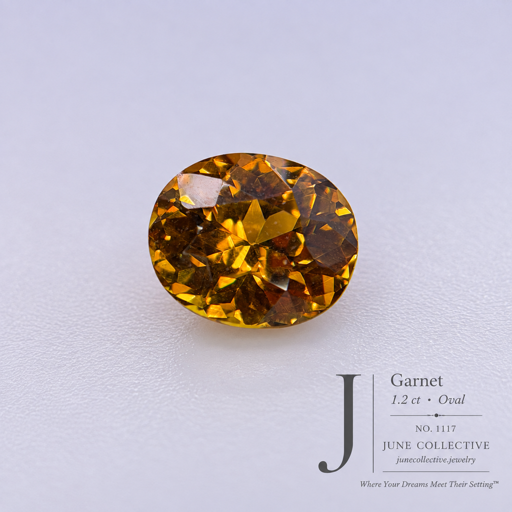 1.20 Ct Natural Garnet Oval Loose Gemstone