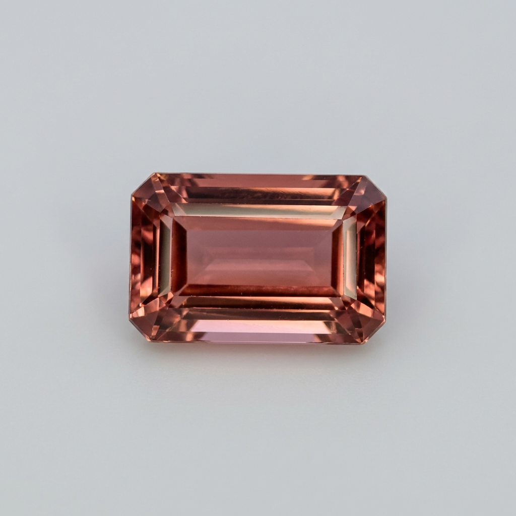 Pink Tourmaline 0.85ct Octagon Loose Gemstone