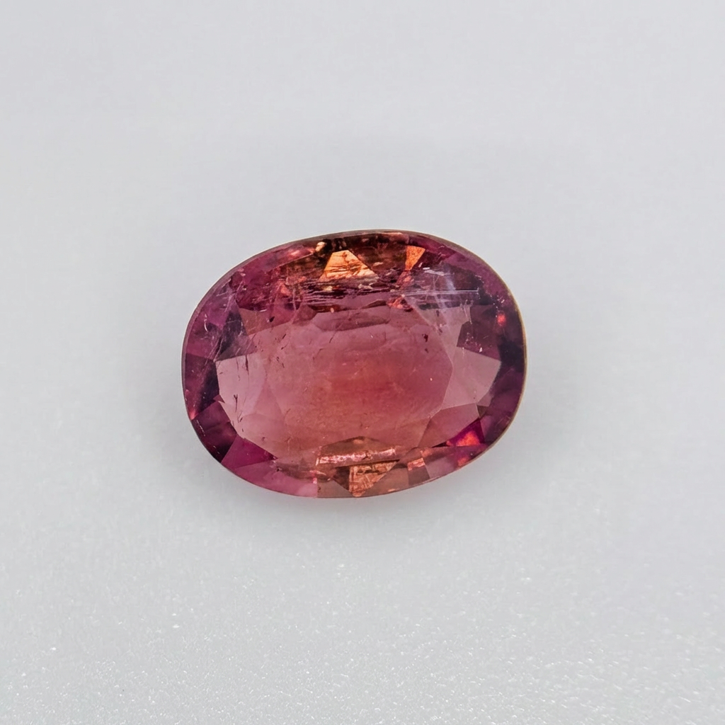 Natural Pink Tourmaline 1.25ct Oval Loose Gemstone