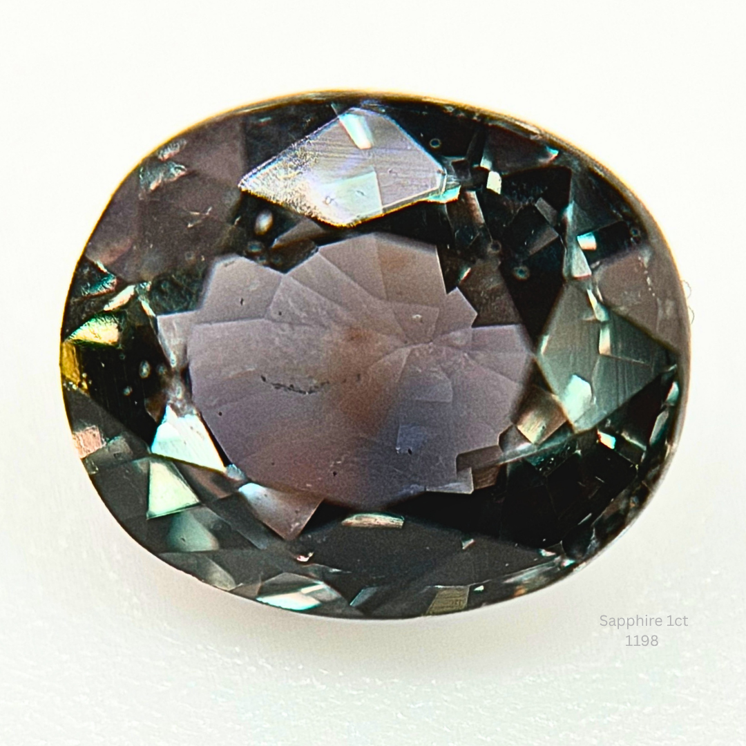 Natural Dark Blue Sapphire 1.00 Ct Loose Gemstone