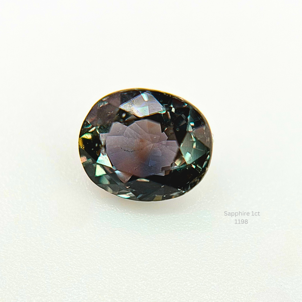 Natural Dark Blue Sapphire 1.00 Ct Loose Gemstone