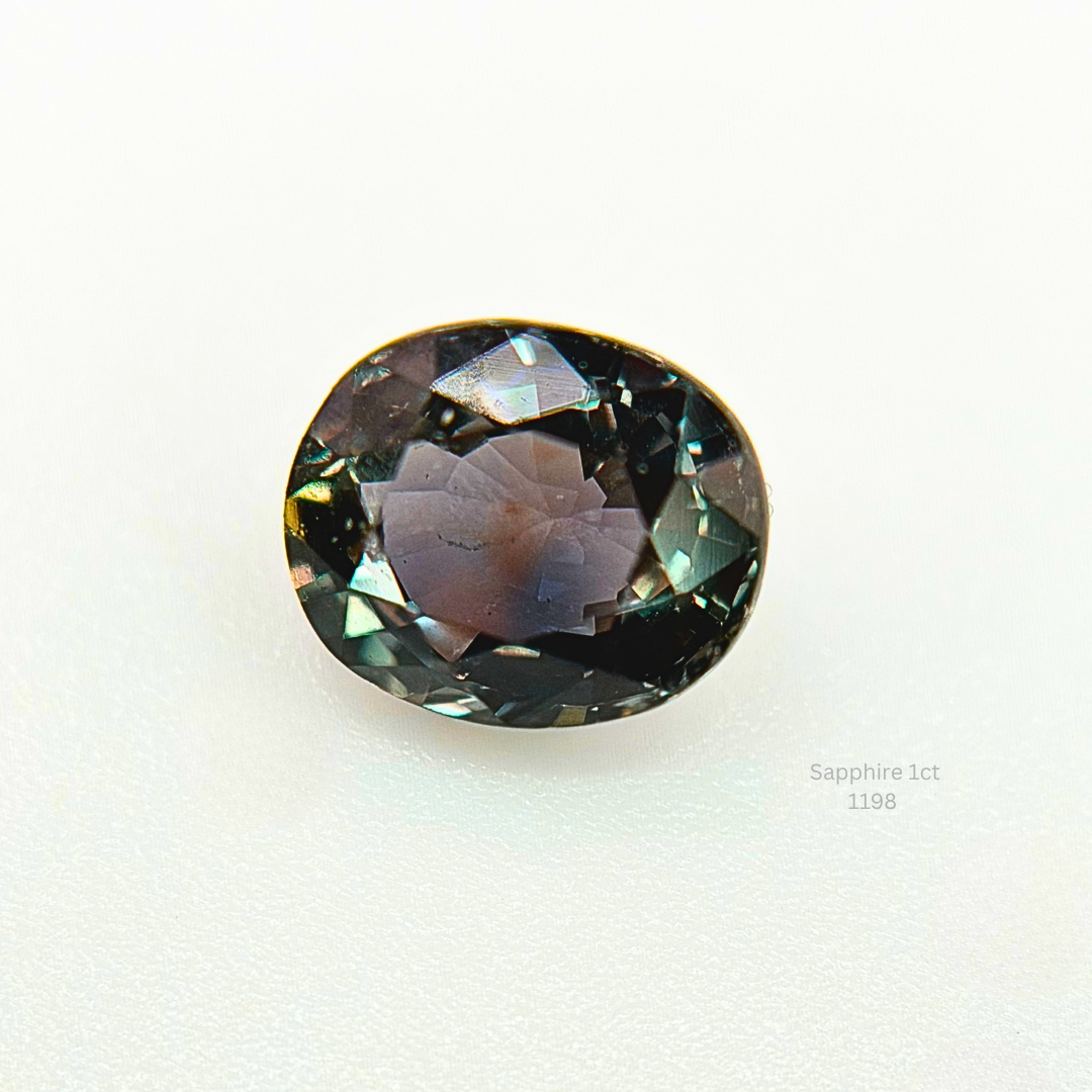 Natural Dark Blue Sapphire 1.00 Ct Loose Gemstone
