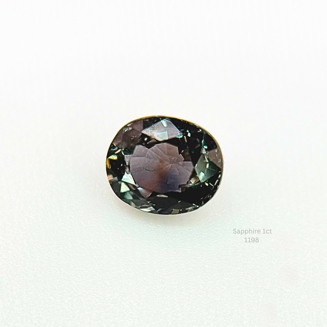 Natural Dark Blue Sapphire 1.00 Ct Loose Gemstone