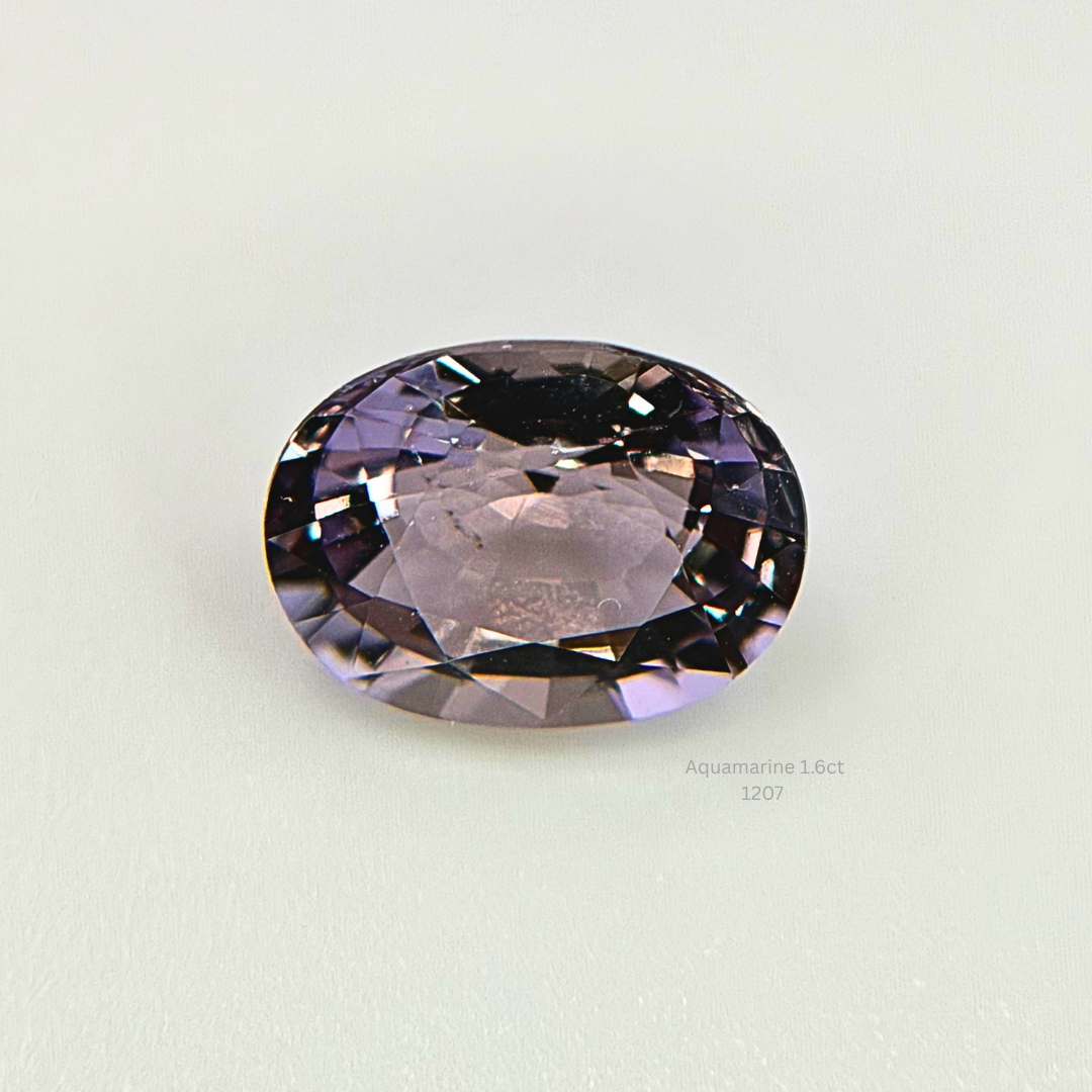 1.60ct Aquamarine Oval Loose Gemstone Jewelry Making Supply Collector Gem