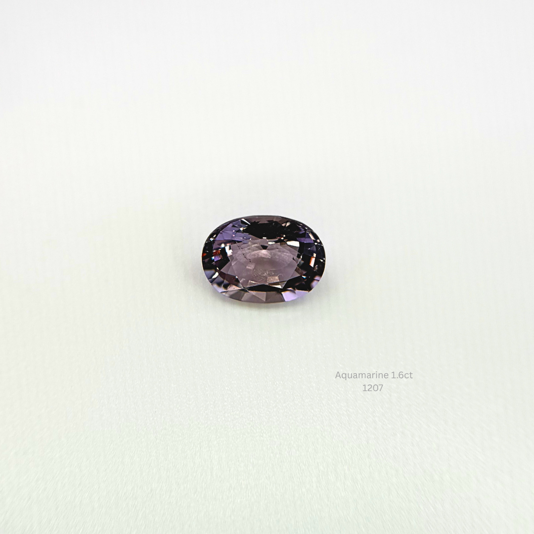 1.60ct Aquamarine Oval Loose Gemstone Jewelry Making Supply Collector Gem