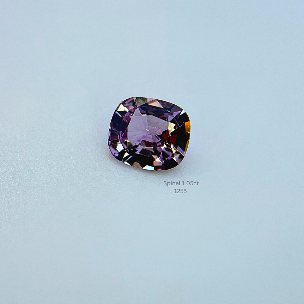 Natural Pink Spinel 1.05ct Cushion Cut Loose Gemstone 7x5.7mm Untreated