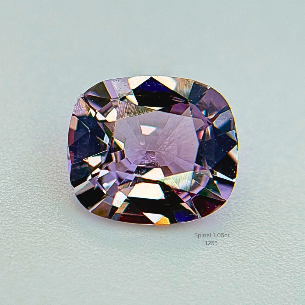 Natural Pink Spinel 1.05ct Cushion Cut Loose Gemstone 7x5.7mm Untreated
