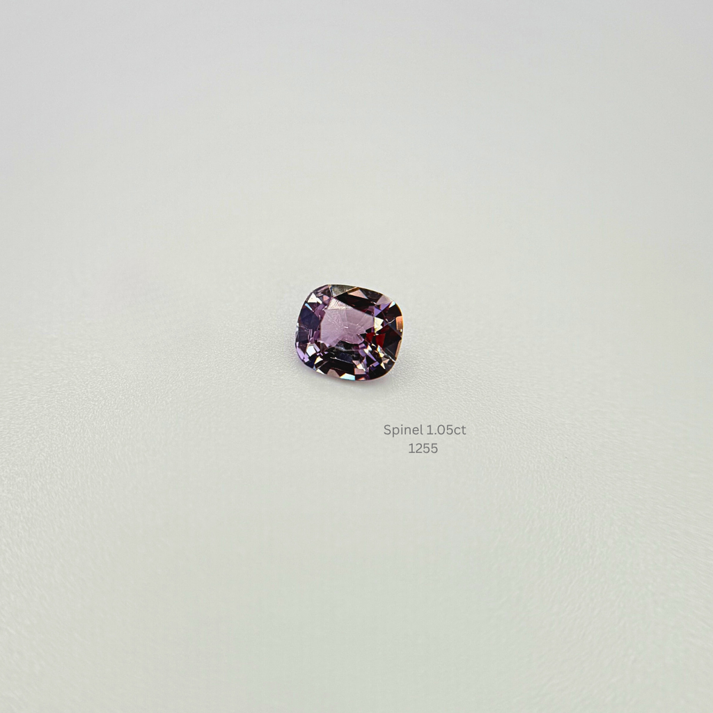 Natural Pink Spinel 1.05ct Cushion Cut Loose Gemstone 7x5.7mm Untreated
