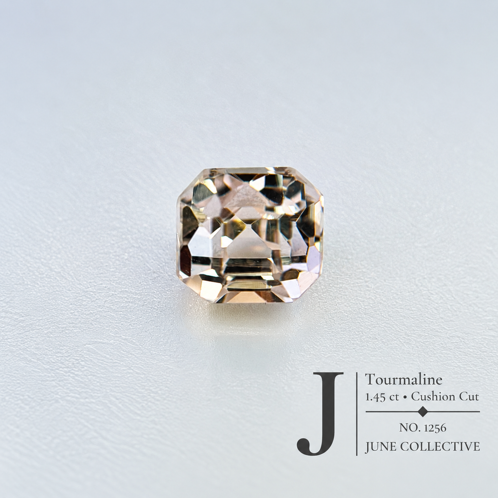 Natural Light Pink Tourmaline 1.45 Ct Cushion Cut
