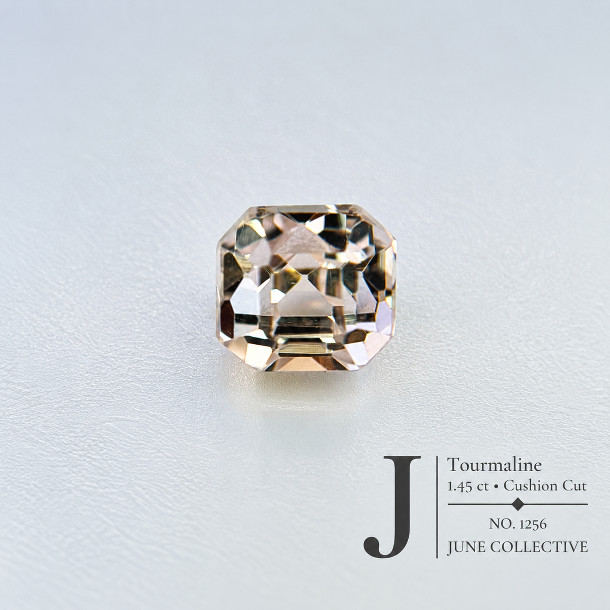 Natural Light Pink Tourmaline 1.45 Ct Cushion Cut