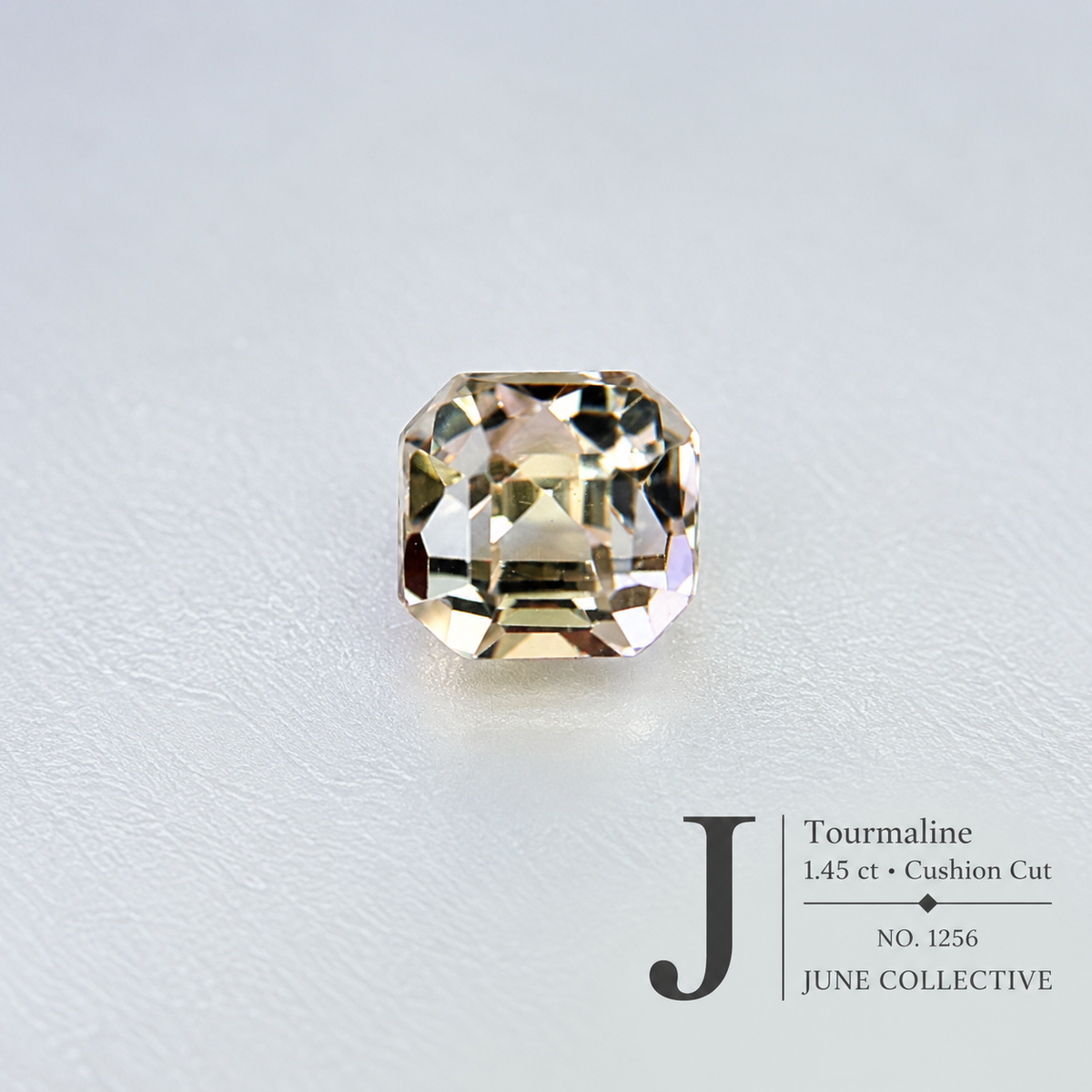Natural Light Pink Tourmaline 1.45 Ct Cushion Cut