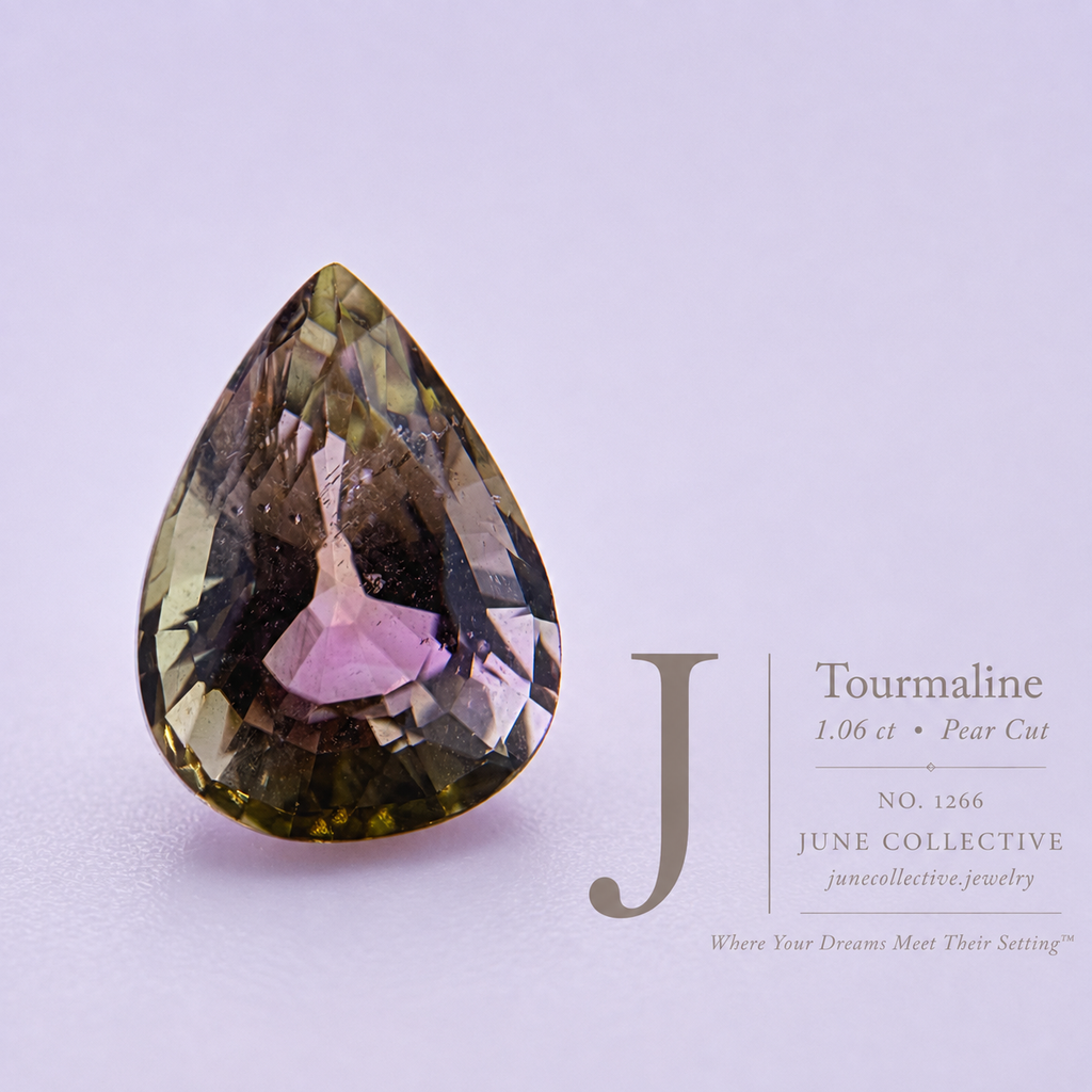 Tourmaline 1.60 Carat Pear Cut Natural Loose Gemstone Item