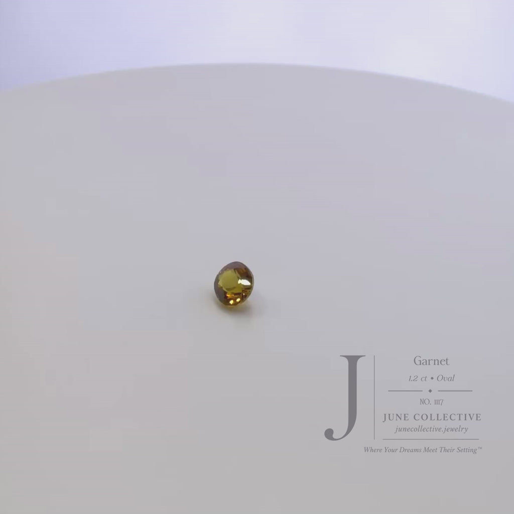 1.20 Ct Natural Garnet Oval Loose Gemstone