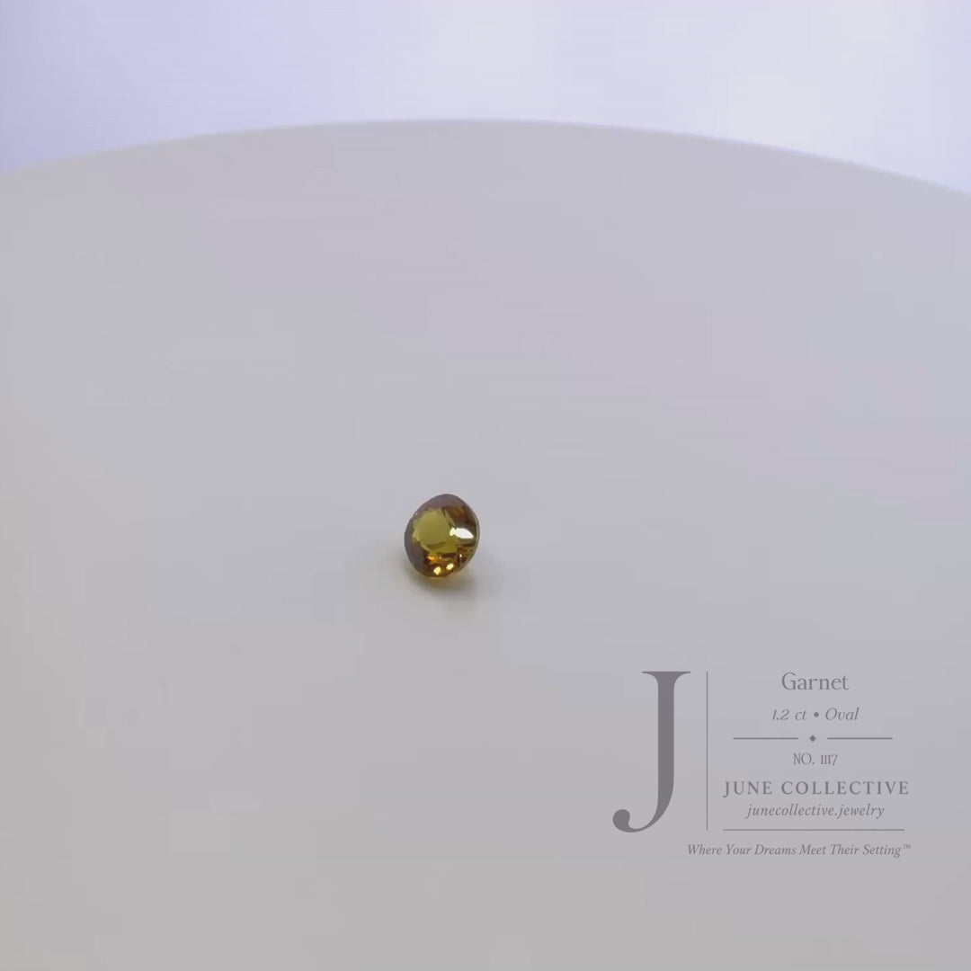 1.20 Ct Natural Garnet Oval Loose Gemstone