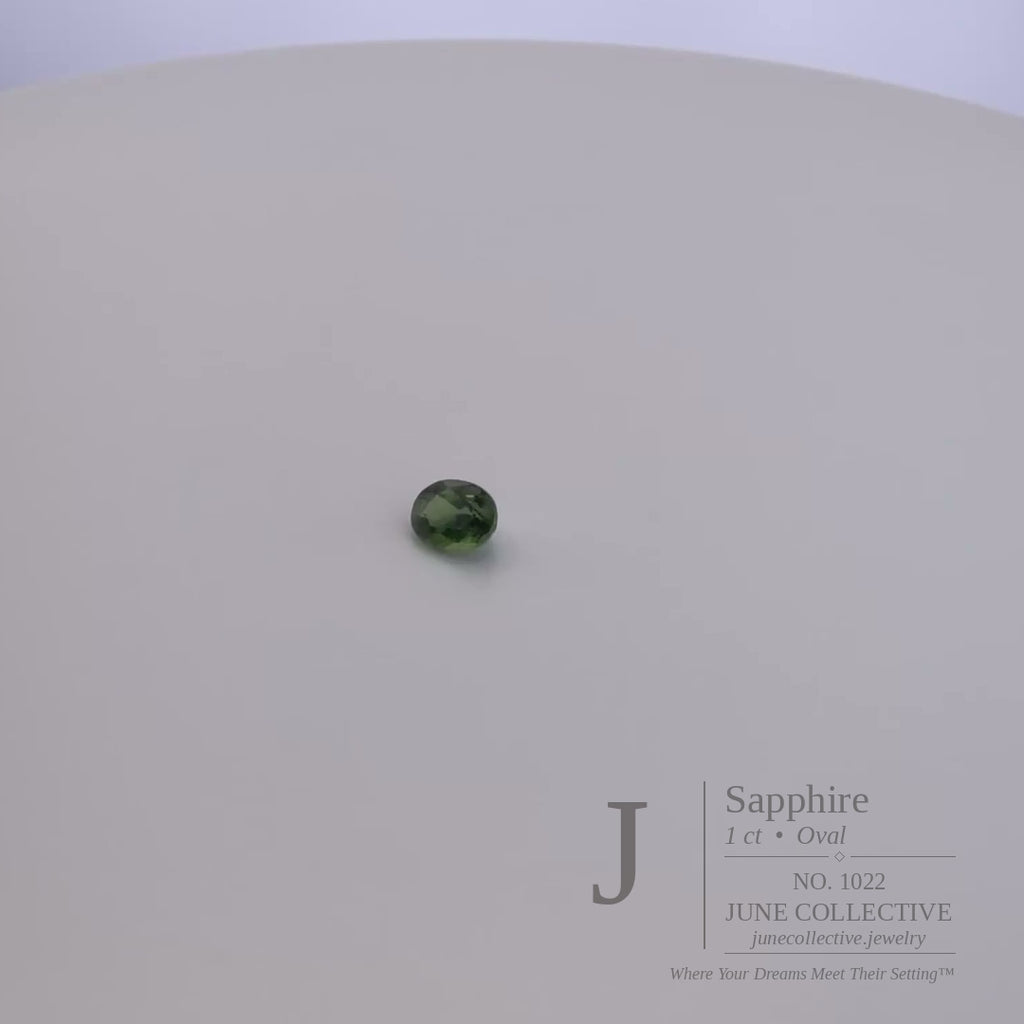 0.90 Ct Natural Sapphire Oval Cut Loose Gemstone