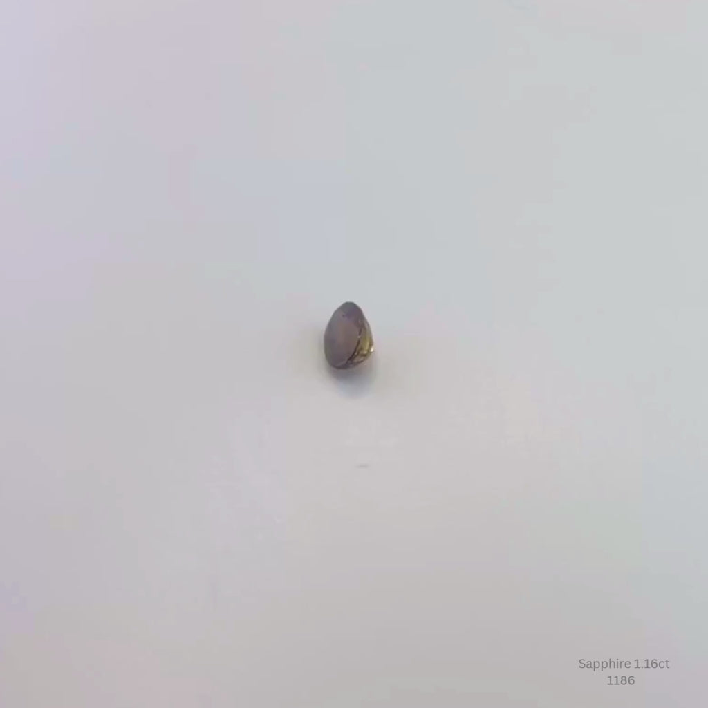 CGL Certified 1.16ct Copper Rose Pink Sapphire Oval Loose Gemstone Natural