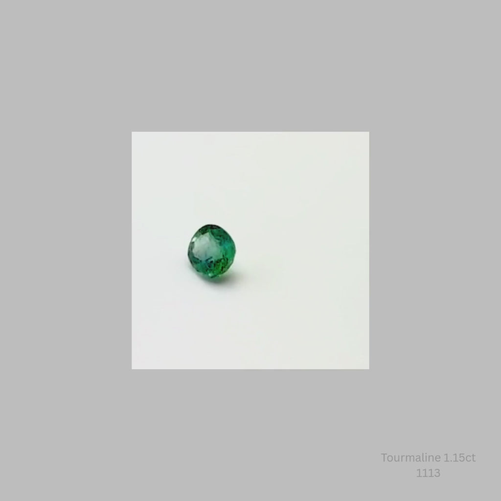 Natural Green Tourmaline 1.15ct Oval Loose Gemstone