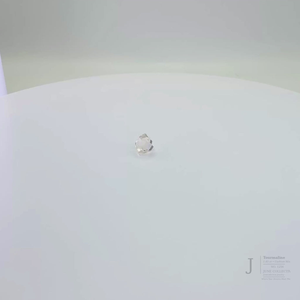 Natural Light Pink Tourmaline 1.45 Ct Cushion Cut