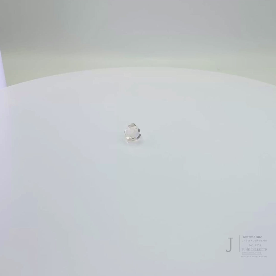 Natural Light Pink Tourmaline 1.45 Ct Cushion Cut