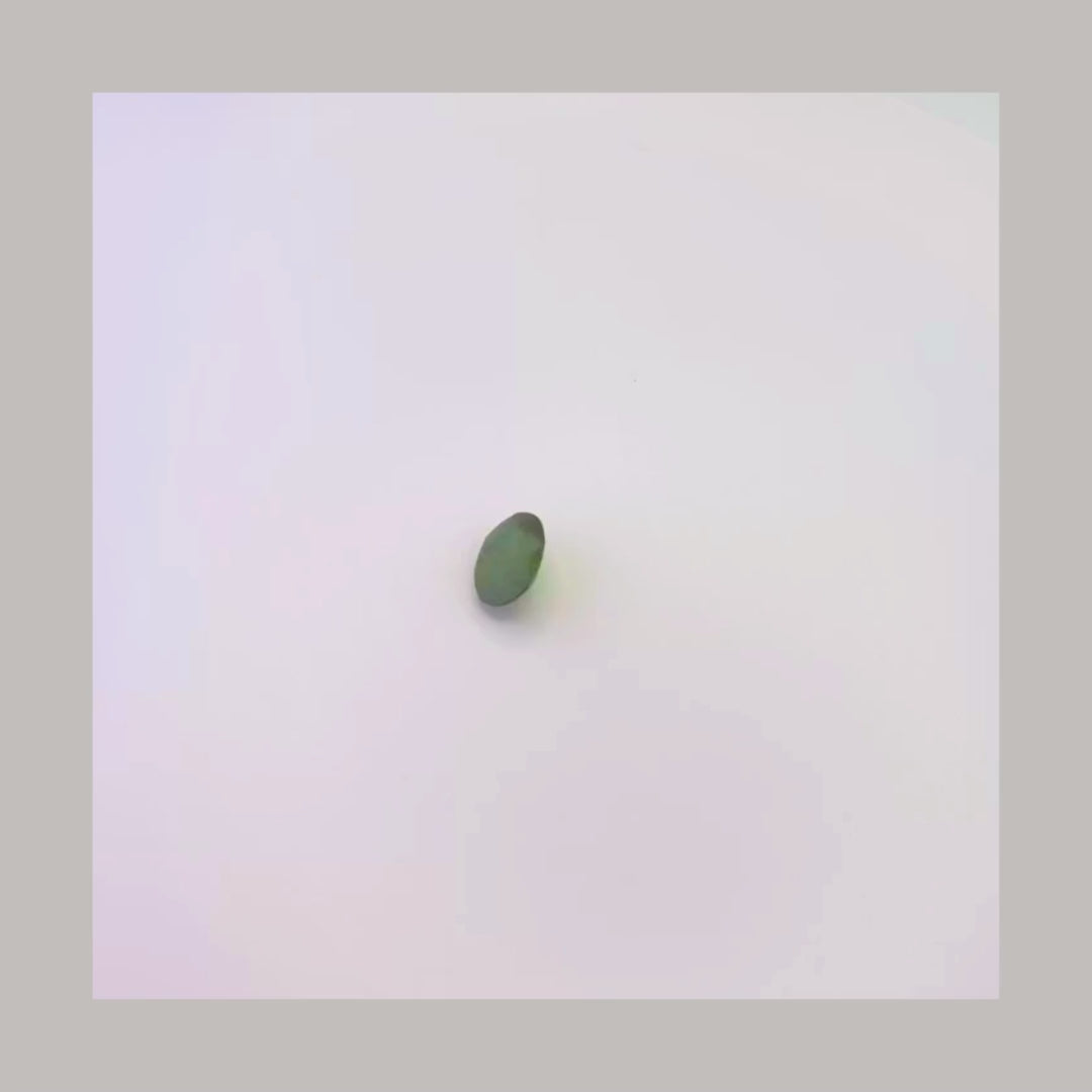Natural Green Sapphire 2.10 Ct Oval Cut Loose Gemstone