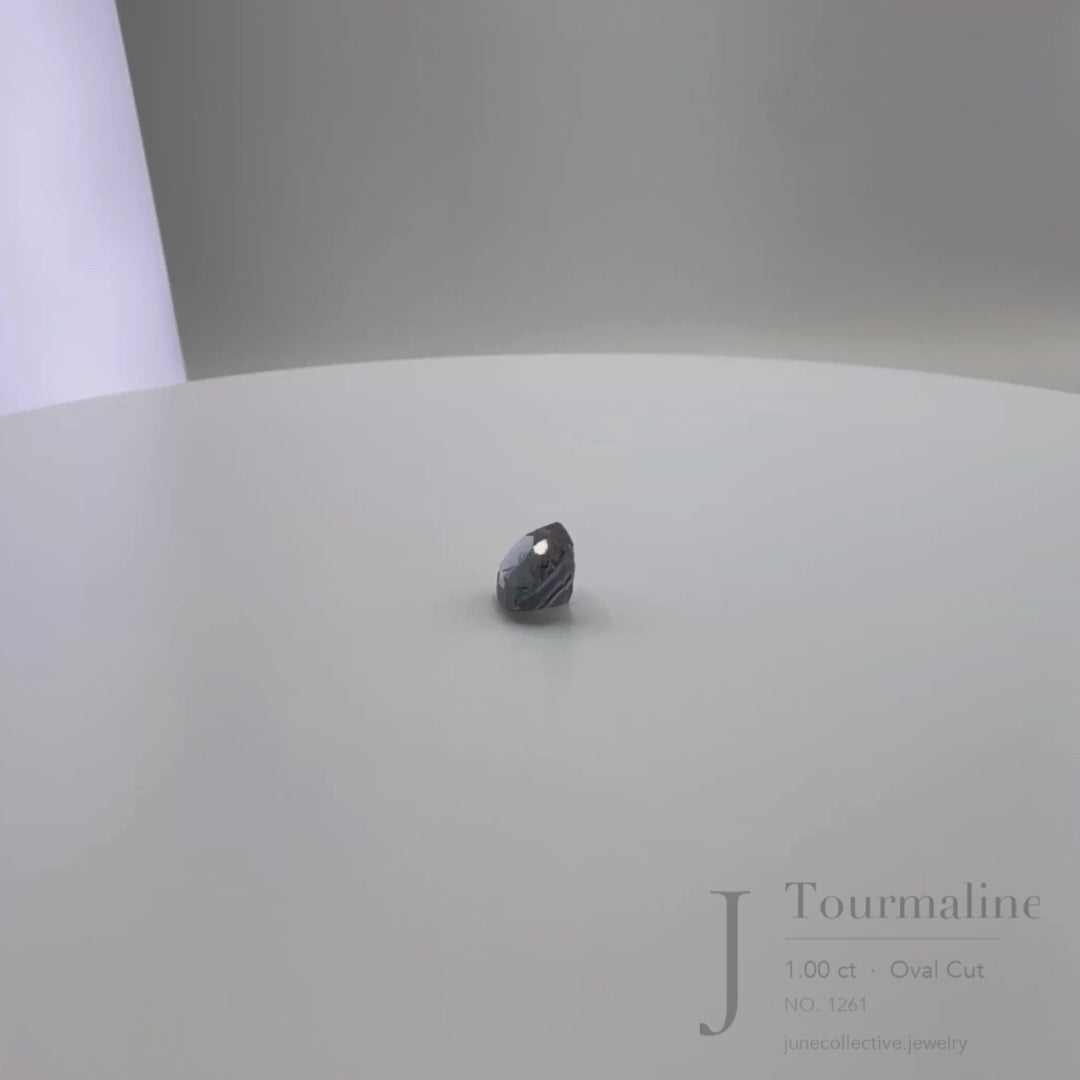 1.10 ct Natural Silvery Blue Spinel Cushion Cut Loose Gemstone Jewelry Making Supply